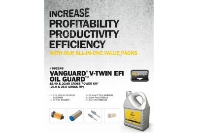 PIECES DETACHEES MOTOC ESSENCE PEV* - FILTRATION PDM ESSENCE* - Kit d'entretien moteur VANGUARD® EFI - OIL GUARD™ : 5L huile 15W50, 1 filtre huile, 1 filtre air, 1 filtre essence, 2 bougies