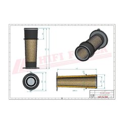 PIECES TRACTEUR PAG* - FILTRATION* - Filtre a air FIAT 55-66