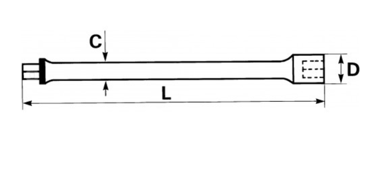 OUTILLAGE PLS* - OUTILLAGE A MAIN* - RALLONGE 3/8 128MM