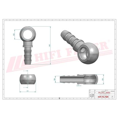 PIECES TRACTEUR PAG* - CONCURENCEE* - BANJO 12MM/8MM