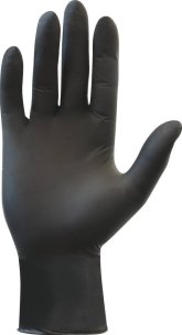 VETEMENTS EPI PLS* - EPI* - Gants d'atelier noir Nitrile t9/10 100micron