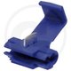 Cosses dérivation isol. bleu, pour câbles de 1,0 à 1,5 mm²