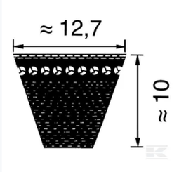 PIECES UNIVERSELLE PAG* - COURROIE* - V-belt super XE power