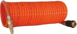 OUTILLAGE PLS* - OUTILLAGE A MAIN* - Tuyau spirale nylon pour air comprimé + raccords rapides