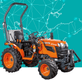 Micro tracteur Kubota B 1241 DW - 24 ch. - arceau AR