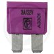 Fusibles enfichables plat 3A DIN 72 581, lilas