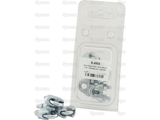 PNEUMATIQUE - ACCESSOIRE - 4 serre-c�bles 6mm