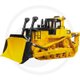 Bruder Bulldozer à chenilles Caterpillar
