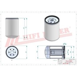 PIECES TRACTEUR PAG* - FILTRATION* - Filtre a huile mot Kubota
