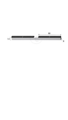PIECES USURES AGRI PAG* - CARBURE* - Recharge à Souder 200*8*14 AgriCarb