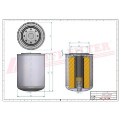 PIECES TRACTEUR PAG* - FILTRATION* - Filtre à huile moteur fiat