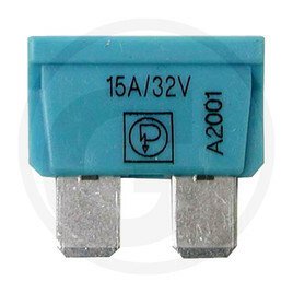 ELECTRICITE ECLAIRAGE PLS* - ELECTRICITE ECLAIRAGE* - Fusibles enfichables plat 15A DIN 72 581, bleu
