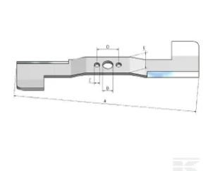 PIECES DETACHEES MOTOC - PIECES DETACHE MOTOC - Lame p/MTD 538 mm étoile mulching