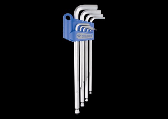 OUTILLAGE PLS* - OUTILLAGE A MAIN* - Jeu de 9 clés mâles extra longues "Ball Point" King Tony