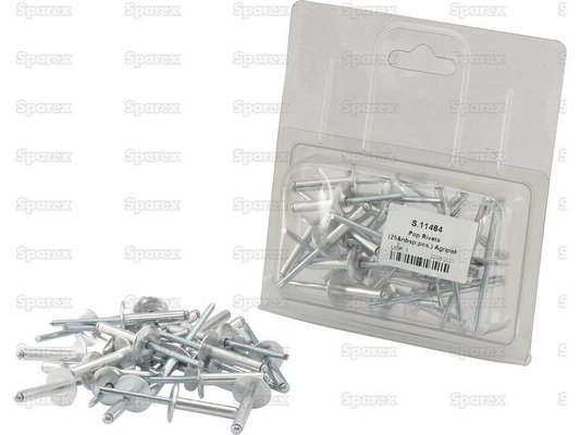 PNEUMATIQUE - ACCESSOIRE - 25 rivets 4.8x24 t�te
