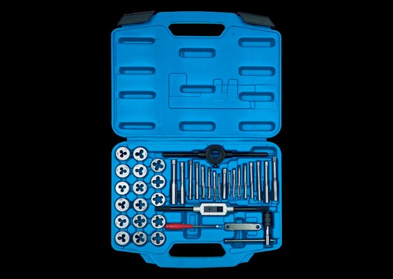 OUTILLAGE PLS* - OUTILLAGE A MAIN* - Coffret de tarauds, filières et porte-outils - 39 pièces King Tony