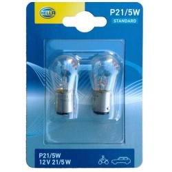 ELECTRICITE ECLAIRAGE PLS* - ELECTRICITE ECLAIRAGE* - BOX 2 LAMPES 12V 21/5W HELLA