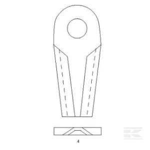 PIECES USURES AGRI PAG* - FENAISON MANUTENTION* - COUTEAU DE FAUCHEUSE TYPE JF