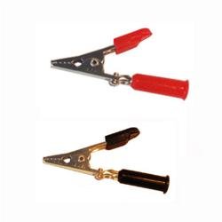 ELECTRICITE ECLAIRAGE PLS* - ELECTRICITE ECLAIRAGE* - 2 PINCES CROCODILE 5A ISOL