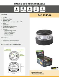 ELECTRICITE ECLAIRAGE PLS* - ELECTRICITE ECLAIRAGE* - BALISE SOS RECHARGEABLE V16