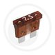 Fusibles enfichables plat 7,5A DIN 72 581, brun foncé