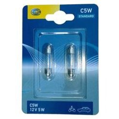 ELECTRICITE ECLAIRAGE PLS* - ELECTRICITE ECLAIRAGE* - 2 LAMPES NAVETTE 12V 5W