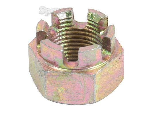 PIECES TRACTEUR PAG* - CONCURENCEE* - Ecrou crénelé de Fusée 3/4"UNF MF (les 4) Massey Ferguson