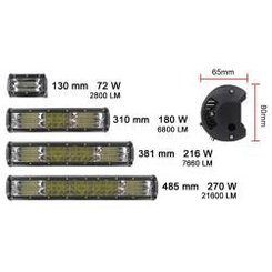 ELECTRICITE ECLAIRAGE PLS* - ELECTRICITE ECLAIRAGE* - BARRE LED 270W COMBO L:485mm