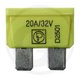 Fusibles enfichables plat 20A DIN 72 581, jaune