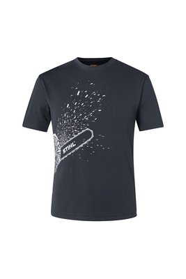 VETEMENTS EPI PLS* - EPI* - T-Shirt DYNAMIC SZ M noir argent