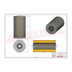 PIECES TRACTEUR PAG* - FILTRATION* - FILTRE SN158 P810X P551167 2660100