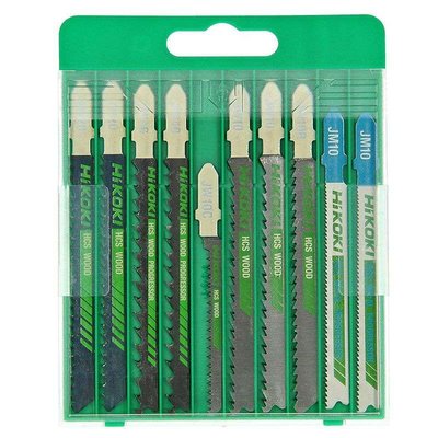 OUTILLAGE PLS* - ELECTROPORTATIF* - Pack 10 lames scie sauteuse Hitachi