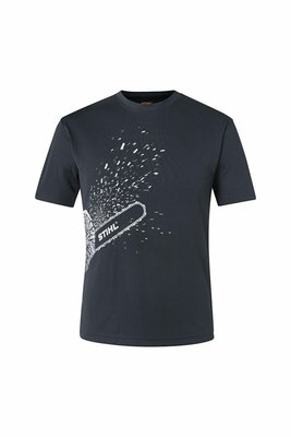 VETEMENTS EPI PLS* - EPI* - T-Shirt DYNAMIC SZ L noir argent