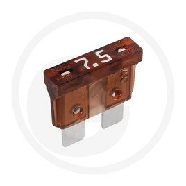 ELECTRICITE ECLAIRAGE PLS* - ELECTRICITE ECLAIRAGE* - Fusibles enfichables plat 7,5A DIN 72 581, brun foncé