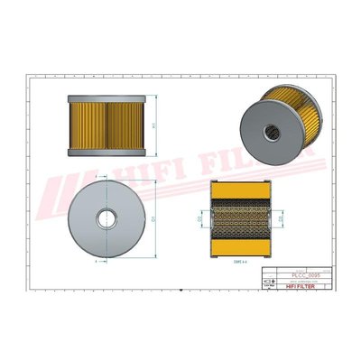 PIECES TRACTEUR PAG* - FILTRATION* - FILTRE A GASOIL 6 SUPER