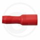 Cosses à sertir rondes Ø 4 mm, rouge, pour câbles de 0,5 à 1,0 mm²