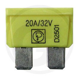 ELECTRICITE ECLAIRAGE PLS* - ELECTRICITE ECLAIRAGE* - Fusibles enfichables plat 20A DIN 72 581, jaune