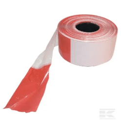 CONSOMMABLE MOTOC PLS* - DIVERS* - Rubalise WB99362 Ruban de chantier rouge/blanc 80mmx500m