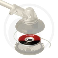 CONSOMMABLE MOTOC PLS* - FIL COUTEAU* - Disque de fil (x10) 2,4 L.3,86 m pour tete GATOR SPEED LOAD OREGON