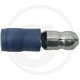 Cosses rondes isolées Ø 5 mm, bleu, pour câbles de 1,5 à 2,5 mm²