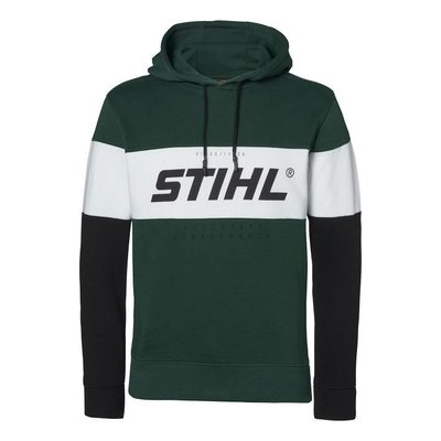 VETEMENTS EPI PLS* - STANDARD* - SWEAT À CAPUCHE HOMME VERT ET NOIR TAILLE XL