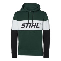 VETEMENTS EPI PLS* - STANDARD* - SWEAT À CAPUCHE HOMME VERT ET NOIR TAILLE XL
