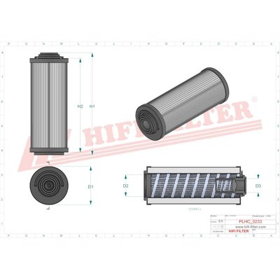 PIECES TRACTEUR PAG* - FILTRATION* - FILTRE RETOUR HYDRAULIQUE