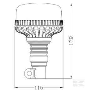 ELECTRICITE ECLAIRAGE PLS* - ELECTRICITE ECLAIRAGE* - GYROPHARE LED Pôle Din CEM