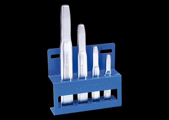 OUTILLAGE PLS* - OUTILLAGE A MAIN* - Présentoir de 4 burins nervures King Tony