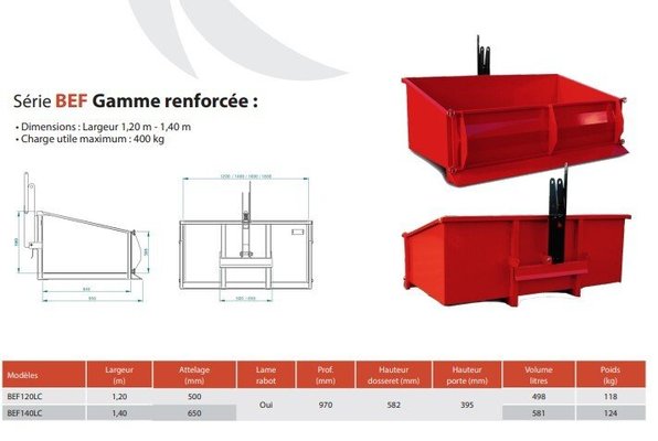 A classer - A classer - Bennette Lerin Cartel BEF120LC 1M20 BASCULEMENT AVANT