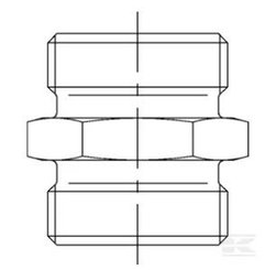 PIECES UNIVERSELLE PAG* - HYDRAULIQUE* - Union double 8L
