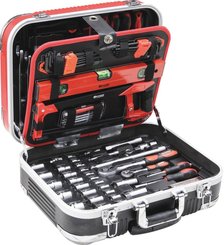 OUTILLAGE PLS* - OUTILLAGE A MAIN* - Mallette de dépannage sur roues 133 outils 1/4" - 1/2"