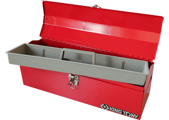 OUTILLAGE PLS* - GROS EQUIPËMENT ATELIER* - Caisse à outils 1 compartiment + bac rangement 484X154X165mm King Tony