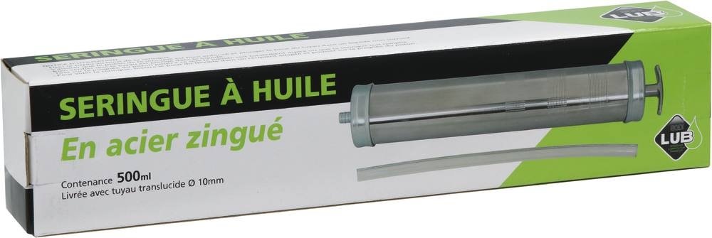 ACCESSOIRE GRAISSAGE ET LUBRIFICATION PLS* - ACCESSOIRE GRAISSAGE ET LUBRIFICATION* - SERINGUE A HUILE 500CC PROF.ZINGUEE